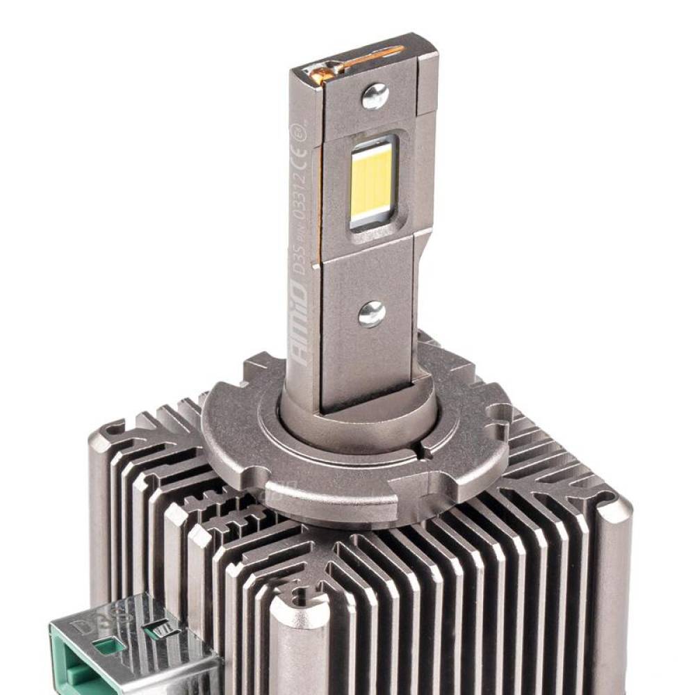 Set 2 becuri LED, D3S, 6500k, 9-16V, 70W, 8600lm, 360 grade, Canbus, XD Series 03312 Amio