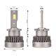 Set 2 becuri LED, D4S / D4R, 6500k, 9-16V, 70W, 8600lm, 360 grade, Canbus, XD Series 03313 Amio