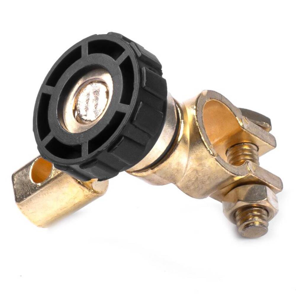 Borna acumulator cu decuplare rapida, 300A, pentru minus, neagra, AMIO 03021
