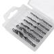 Set 6 burghie cu tarod, marime intre M3 si M10, prindere bit hexagonal 1/4, HSS,  Amio 03272