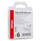 Set 6 burghie cu tarod, marime intre M3 si M10, prindere bit hexagonal 1/4, HSS,  Amio 03272