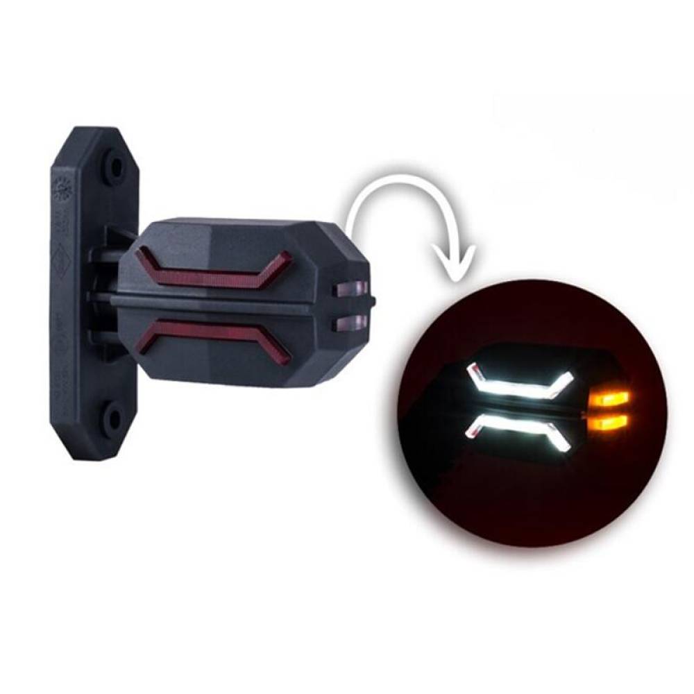 Lampa gabarit cu brat 97mm, LED, stanga, dreapta, Dragon, Hor134, LD3065 Horpol