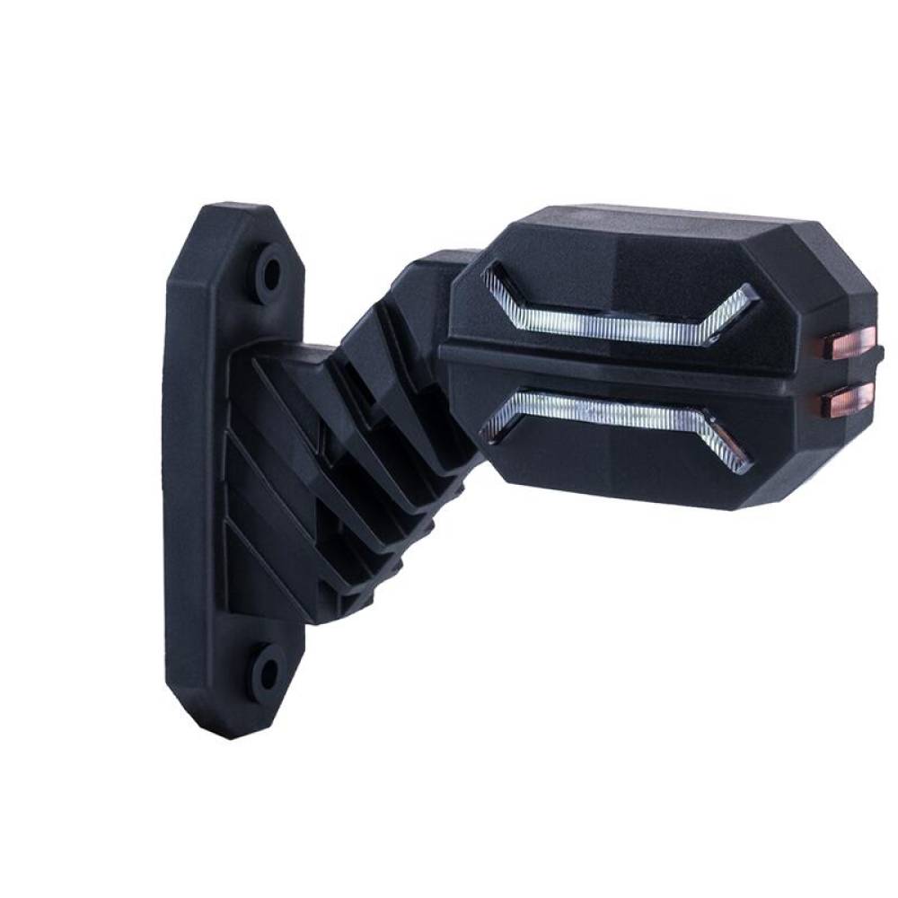 Lampa gabarit cu brat oblic 45°, 135mm, 16LED-uri, 3 functii, dreapta, Dragon, Hor134, LD3064 Horpol