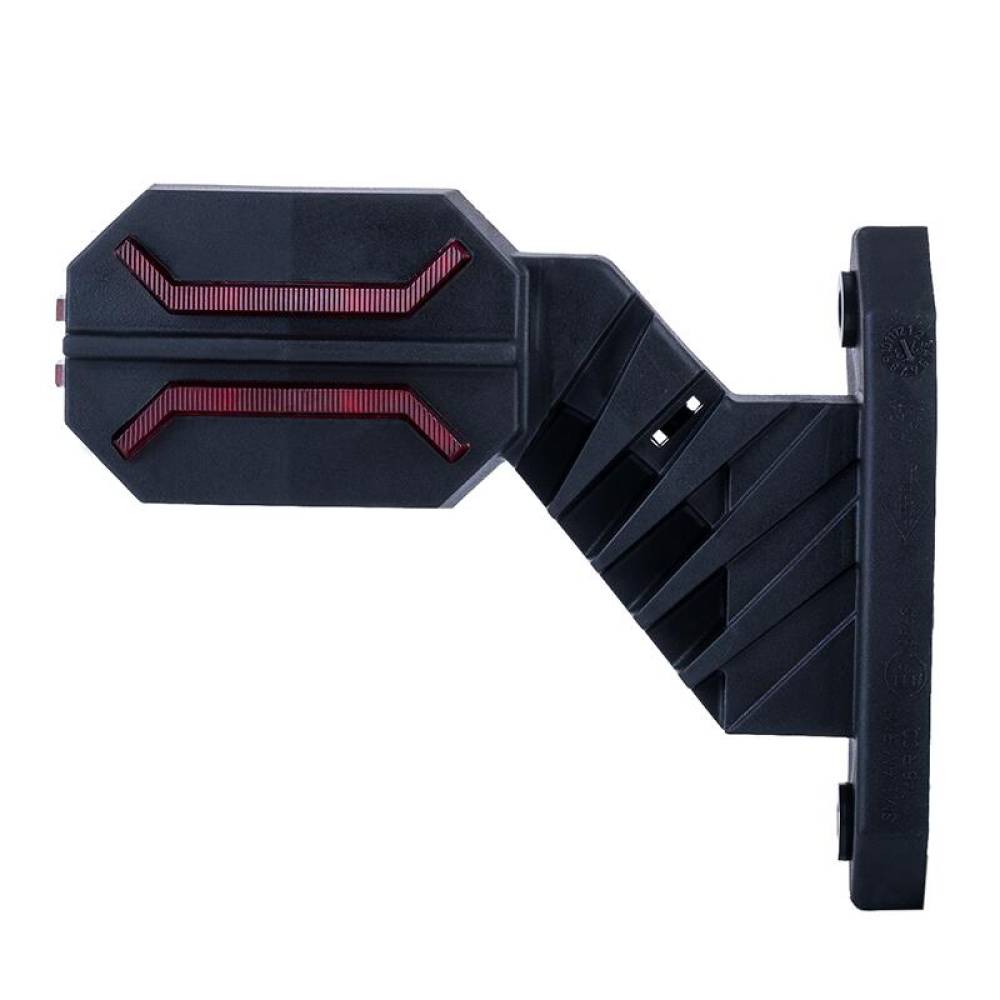 Lampa gabarit cu brat oblic 45°, 135mm, 16LED-uri, 3 functii, dreapta, Dragon, Hor134, LD3064 Horpol