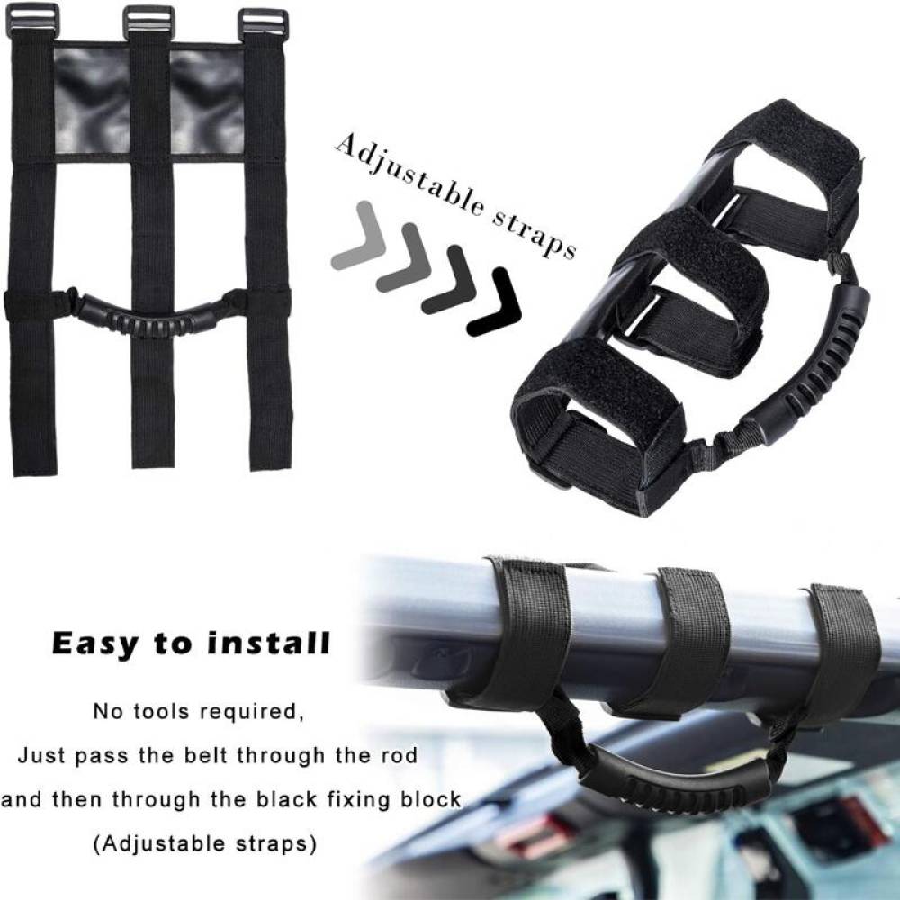 Maner prindere pe rollbar, cu curele, compatibil JEEP, CRG011