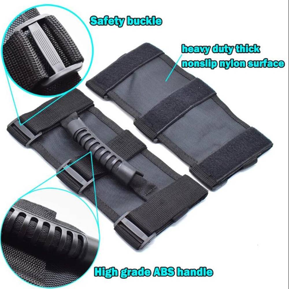 Maner prindere pe rollbar, cu curele, compatibil JEEP, CRG011