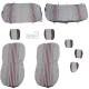 Set huse auto, stofa, Dacia Logan, 5 locuri, 2 cu 3, negru cu dungi rosii, Dealiz Set huse auto, stofa, Dacia Logan, 5 locuri, 2 cu 3, negru cu dungi rosii, Dealiz