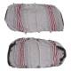 Set huse auto stofa, universale, negru, alb cu rosu DLZ54 Dealiz Set huse auto stofa, universale, negru, alb cu rosu DLZ54 Dealiz