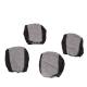 Set huse auto stofa, universale, negru, alb cu rosu DLZ54 Dealiz Set huse auto stofa, universale, negru, alb cu rosu DLZ54 Dealiz