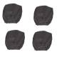 Set huse auto stofa, universale, negru, alb cu albastru, Dealiz
