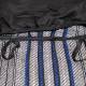 Set huse auto stofa, universale, negru, alb cu albastru, Dealiz