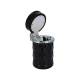 Scrumiera auto cu LED, prindere 2in1, grila ventilatie sau suport pahar, neagra, LP-012 Scrumiera auto cu LED, prindere 2in1, grila ventilatie sau suport pahar, neagra, LP-012
