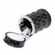 Scrumiera auto cu LED, prindere 2in1, grila ventilatie sau suport pahar, neagra, LP-012 Scrumiera auto cu LED, prindere 2in1, grila ventilatie sau suport pahar, neagra, LP-012