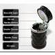 Scrumiera auto cu LED, prindere 2in1, grila ventilatie sau suport pahar, neagra, LP-012 Scrumiera auto cu LED, prindere 2in1, grila ventilatie sau suport pahar, neagra, LP-012