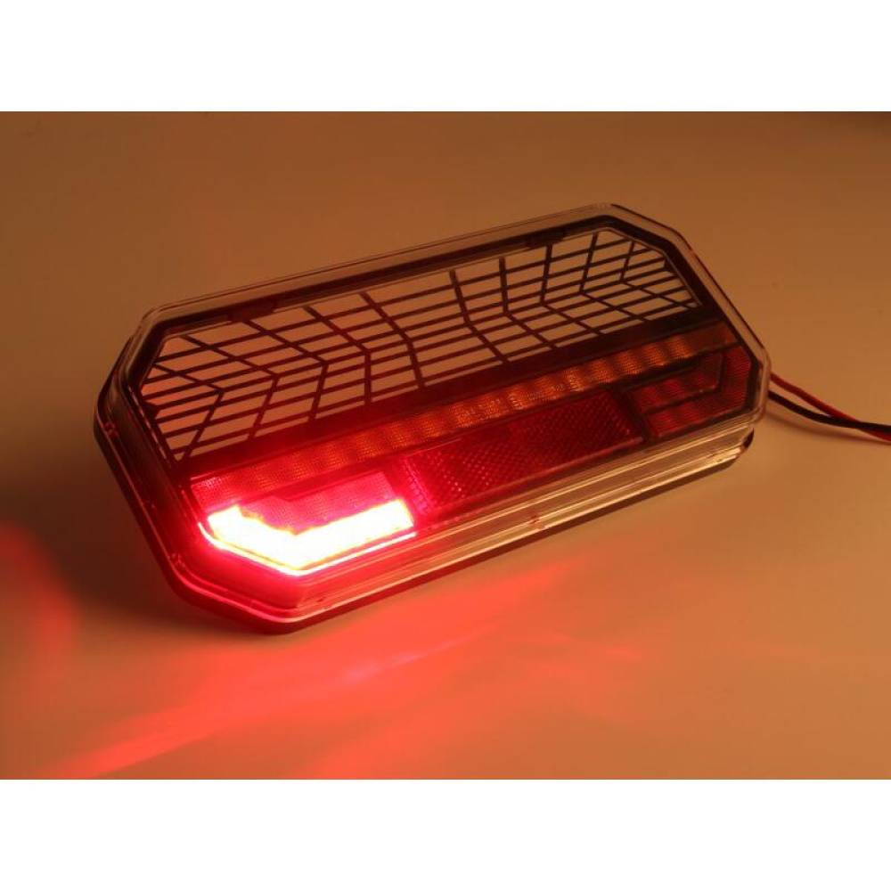 Lampa spate 235x110 LED NEON, 5 functii, cu ceata si mers inapoi, semnalizare dinamica, dreapta L2423