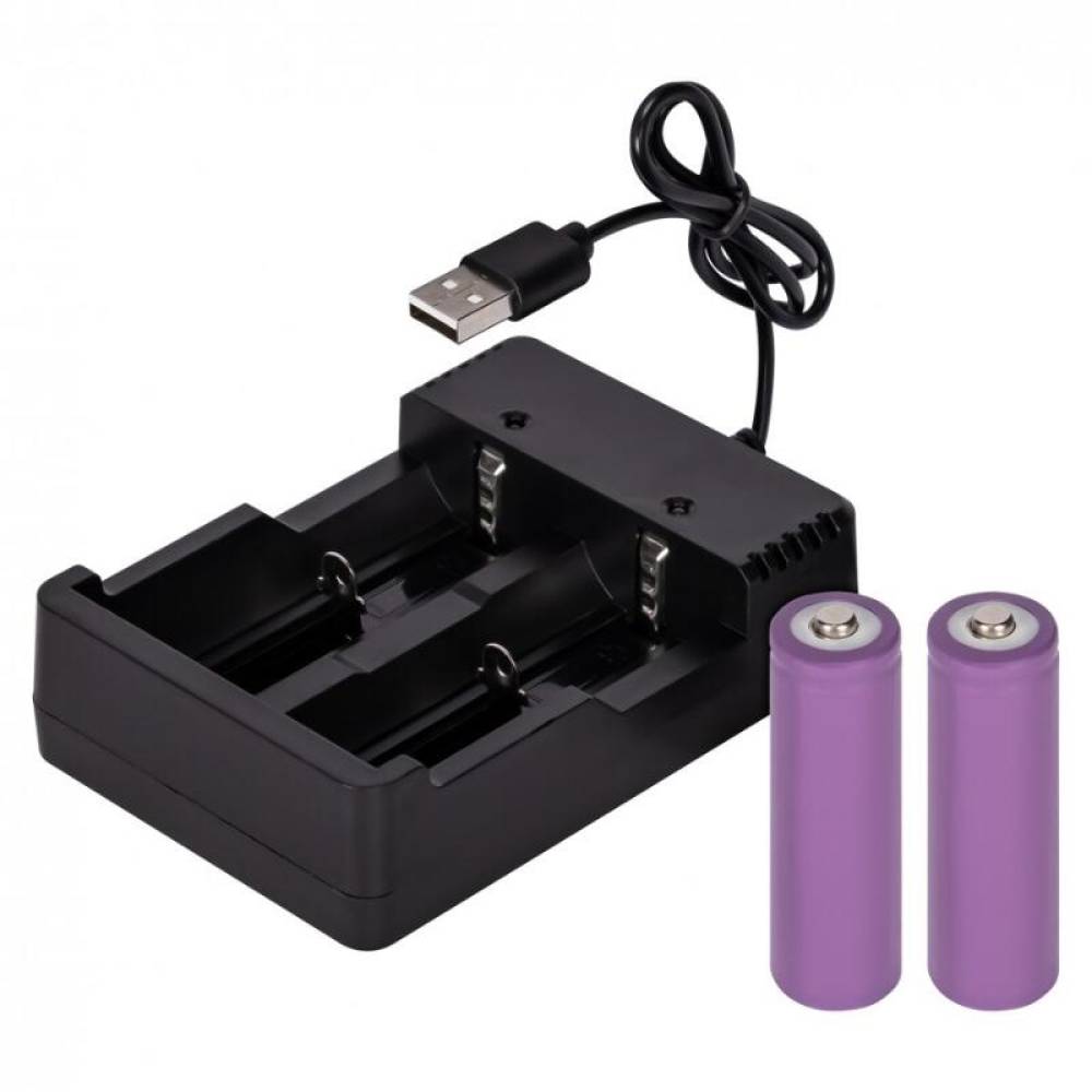 Lanterna tactica LED, 10w, 300lm, 2 acumulatori si incarcator 5v, 1200mAh, aluminiu, zoom, 6 functii, 20cm,  XML T6, LA0202
