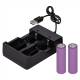 Lanterna tactica LED, 10w, 300lm, 2 acumulatori si incarcator 5v, 1200mAh, aluminiu, zoom, 6 functii, 20cm,  XML T6, LA0202