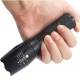 Lanterna tactica LED, 10w, 300lm, reincarcabila USB, 1200mAh, aluminiu, zoom, 5 functii, 13cm, LA0203