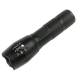 Lanterna tactica LED, 10w, 300lm, reincarcabila USB, 1200mAh, aluminiu, zoom, 5 functii, 13cm, LA0203