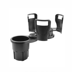 Suport pahar rotativ, cu baza ajustabila, multifunctional, negru-carbon, 86912 Carmotion