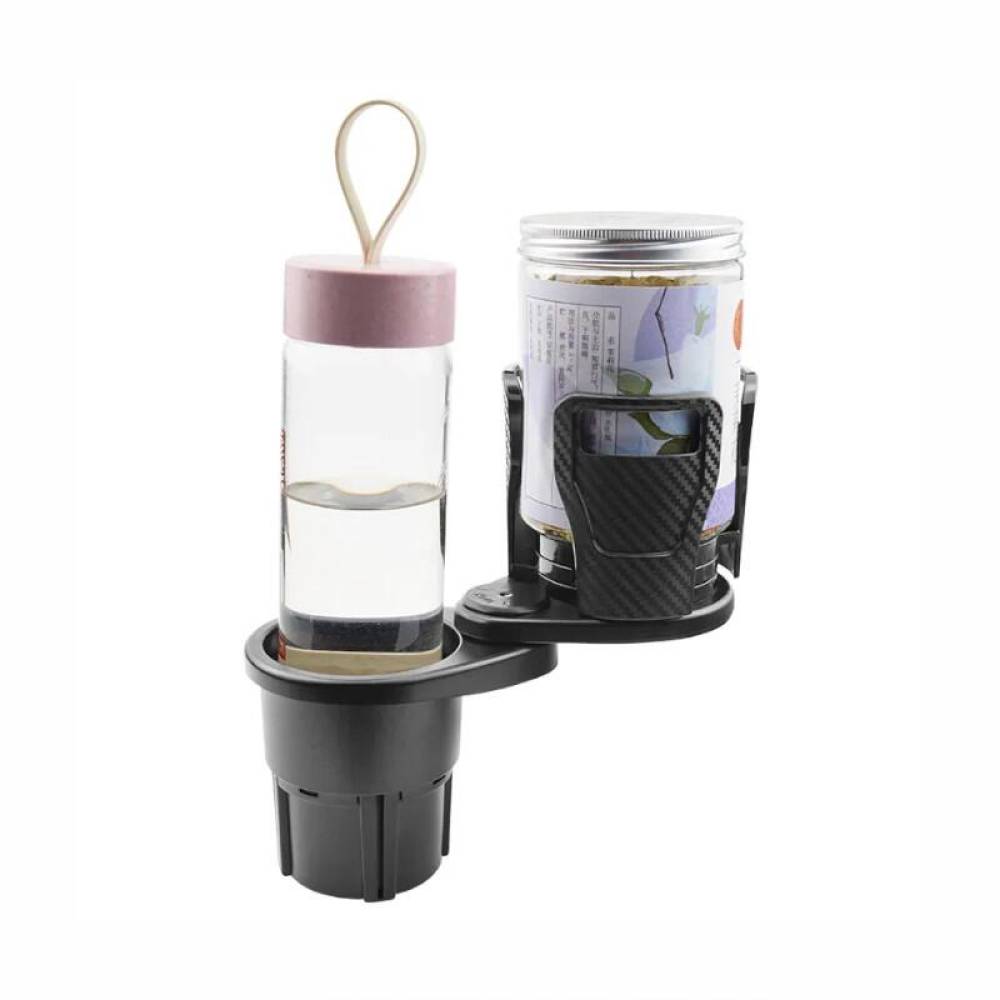 Suport pahar rotativ, cu baza ajustabila, multifunctional, negru-carbon, 86912 Carmotion