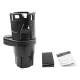 Suport pahar rotativ, cu baza ajustabila, multifunctional, negru-carbon, 86912 Carmotion