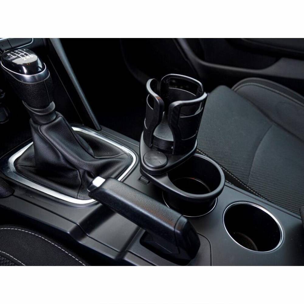 Suport pahar rotativ, cu baza ajustabila, multifunctional, negru-carbon, 86912 Carmotion