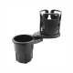 Suport pahar rotativ, cu baza ajustabila, multifunctional, negru-carbon, 86912 Carmotion