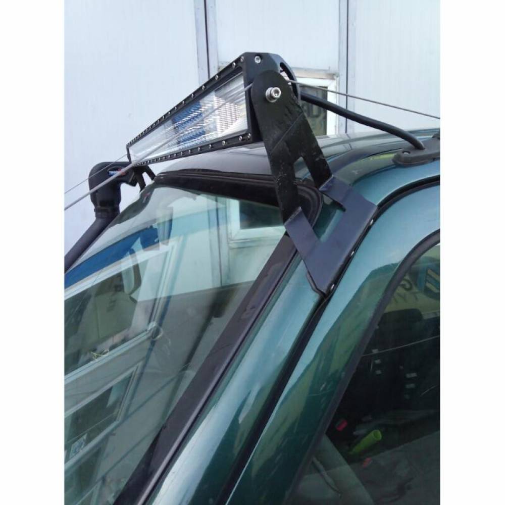 Set suporti prindere laterala Led bar, prindere pe stalp, CRG001 