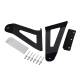 Set suporti prindere laterala Led bar, prindere pe stalp, CRG001 