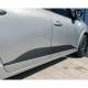 Set 4 bucati, autocolante bandou lateral usi, compatibil Dacia Logan3, negru mat, texturat, QITL3-01