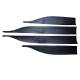 Set 4 bucati, autocolante bandou lateral usi, compatibil Dacia Logan3, negru mat, texturat, QITL3-01