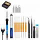 Set profesional pentru lipit, letcon, 60W, 200-450°, 20 piese, 03285 Amio