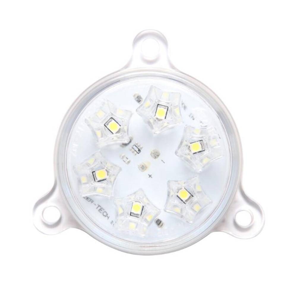 Lampa gabarit, fi55, LED, cu suport 3 urechi, alba, BK69550 Formplas 