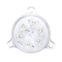 Lampa gabarit, fi55, LED, cu suport 3 urechi, alba, BK69550 Formplas 