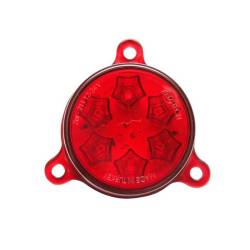Lampa gabarit, fi55, LED, cu suport 3 urechi, rosie, BK69549 Formplas