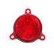 Lampa gabarit, fi55, LED, cu suport 3 urechi, rosie, BK69549 Formplas