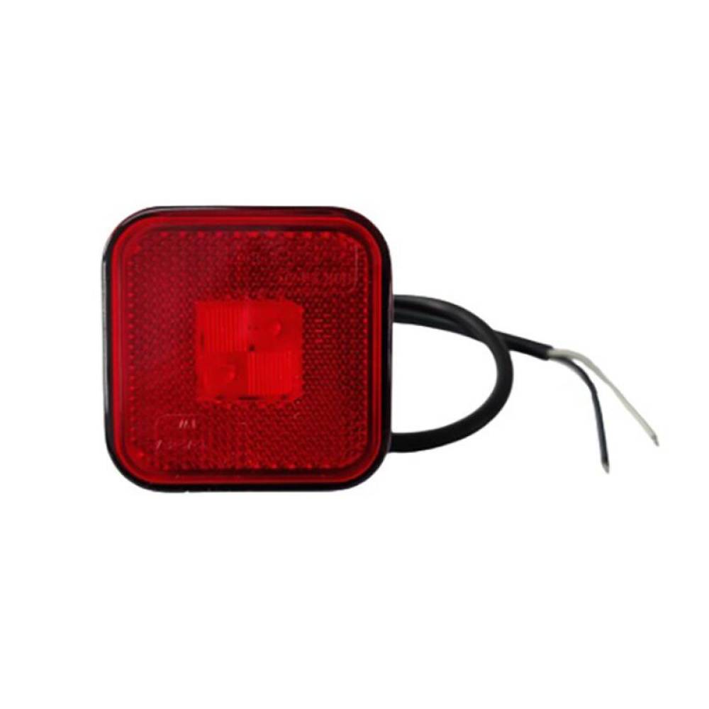 Lampa gabarit 67x67 LED, rosie, 12/24V, tip MAN F90, 2000, LD098 Horpol Lampa gabarit 67x67 LED, rosie, 12/24V, tip MAN F90, 2000, LD098 Horpol