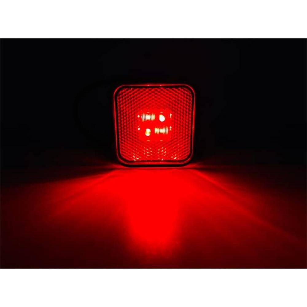 Lampa gabarit 67x67 LED, rosie, 12/24V, tip MAN F90, 2000, LD098 Horpol Lampa gabarit 67x67 LED, rosie, 12/24V, tip MAN F90, 2000, LD098 Horpol