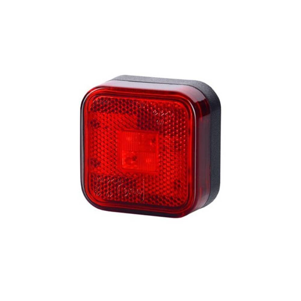 Lampa gabarit 67x67 LED, rosie, 12/24V, tip MAN F90, 2000, LD098 Horpol Lampa gabarit 67x67 LED, rosie, 12/24V, tip MAN F90, 2000, LD098 Horpol