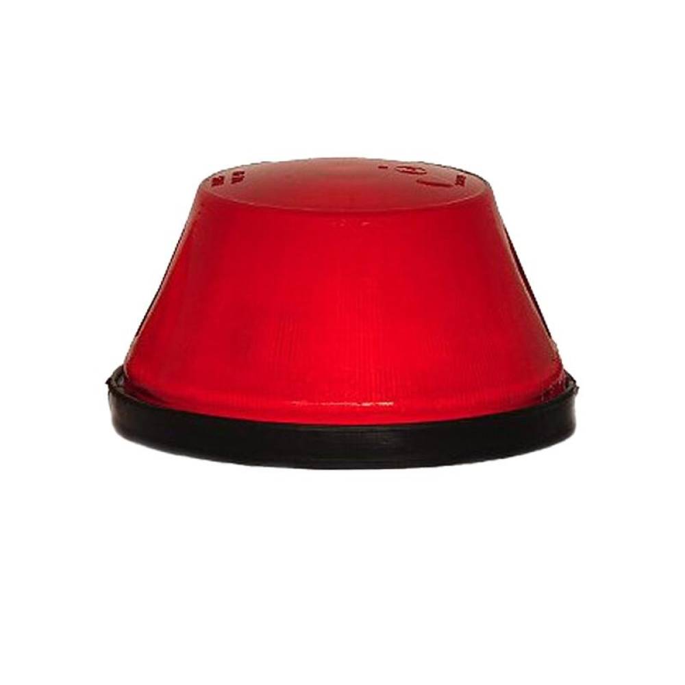 Lampa gabarit rotunda fi91, bec R10w, P21W, rosu, WE93-13 WAS