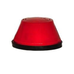 Lampa gabarit rotunda fi91, bec R10w, P21W, rosu, WE93-13 WAS