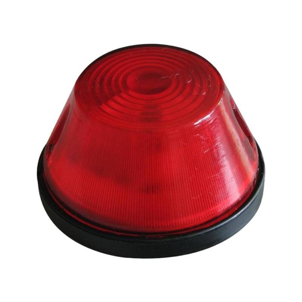 Lampa gabarit rotunda fi91, bec R10w, P21W, rosu, WE93-13 WAS