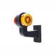 Lampa gabarit brat 149mm, cotit la 90°, galben cu rosu, LED Neon, dreapta, W74.4 LOGO 2263 P/II WAS Lampa gabarit brat 149mm, cotit la 90°, galben cu rosu, LED Neon, dreapta, W74.4 LOGO 2263 P/II WAS