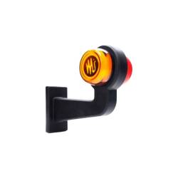 Lampa gabarit brat 191mm, cotit la 90°, galben cu rosu, LED Neon, stanga, W74.1 LOGO 2254 L/II WAS