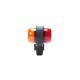 Lampa gabarit brat 191mm, cotit la 90°, galben cu rosu, LED Neon, stanga, W74.1 LOGO 2254 L/II WAS