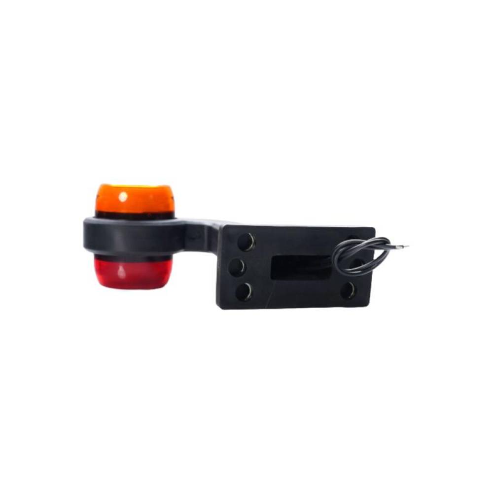Lampa gabarit brat 191mm, cotit la 90°, galben cu rosu, LED Neon, stanga, W74.1 LOGO 2254 L/II WAS