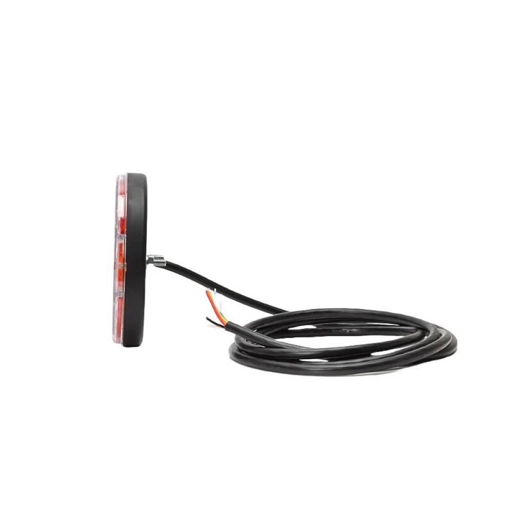 Lampa stop fi140, 5 functii, mers inapoi si ceata, LED, 12-24V, hamburger, stanga-dreapta, slim, W92 737 Was