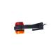 Lampa gabarit brat 149mm, cotit la 90°, galben cu rosu, LED Neon, stanga, W74.4 LOGO 2263 L/II WAS