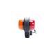Lampa gabarit brat 149mm, cotit la 90°, galben cu rosu, LED Neon, stanga, W74.4 LOGO 2263 L/II WAS